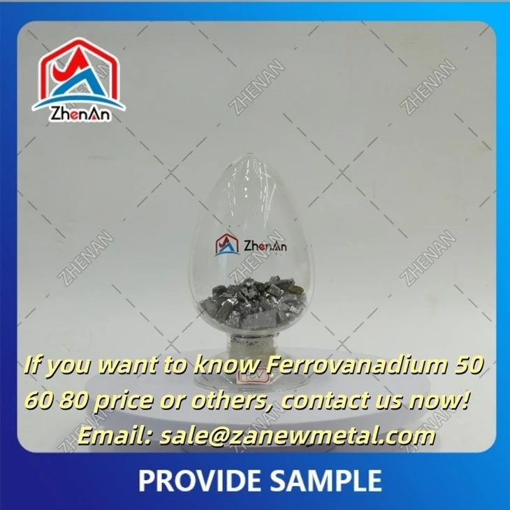 50-100 mm Pure Ferro Vanadium 80 best